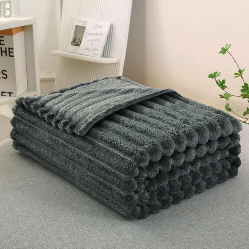 4cm Drawstring Blanket Strips, Soft Polyester Material, Ideal for DIY Crafts & Sewing Projects, Durable and Easy to Use, Knitted Blanket