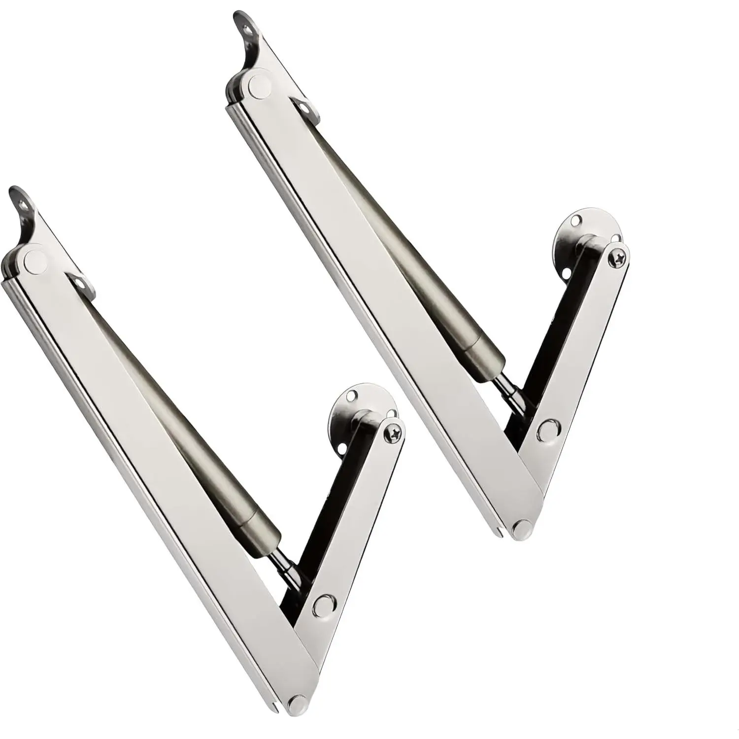 200N Heavy Duty Soft Close Lid Support Hinge Slow Down Soft Close | Chest Hinges Heavy Lid Hinges for Wooden Box Trunk Large  Box Hinges Soft Close Slow Lowering Support 60lbs/2pcs