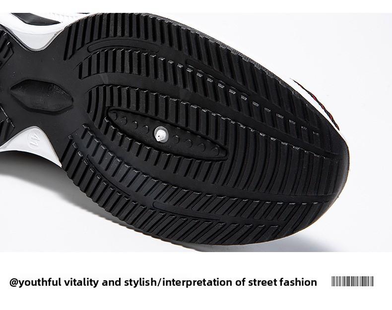 New men's sports shoes with soft soles, comfortable running shoes, breathable fly-knit fabric shoes, popular cross-border export sports and casual shoes