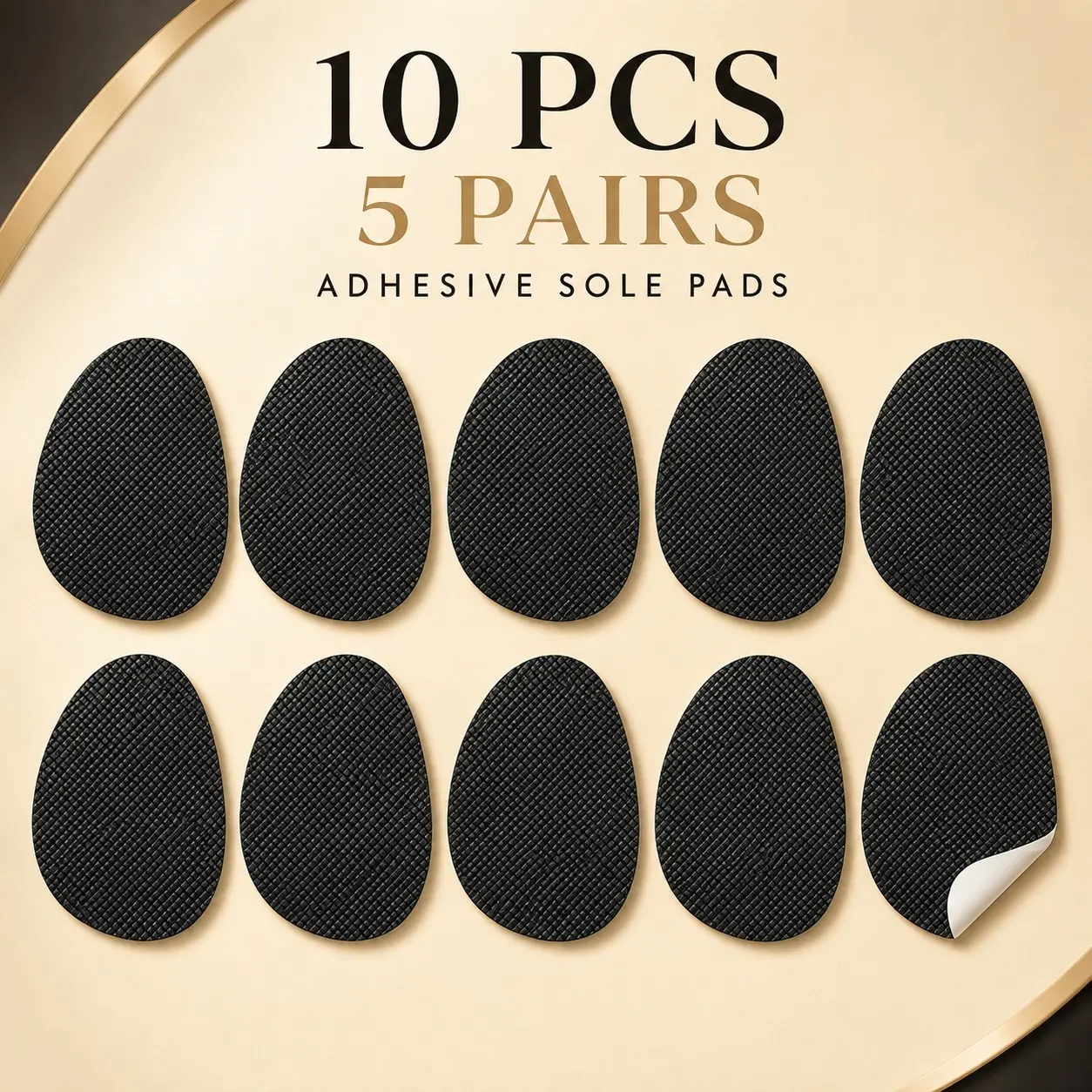 Anti-slip Thick Rubber Sole Protector, 10pcs/set Silent High Heel Repair Pad, Walking Shoe Sole Protector, Non Slip Protector, Anti Skid, Sports & Outdoor Accessories, Footwear
