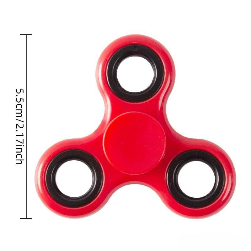 Random Color Fidget Spinner Toy, Creative Stress Relief Toy for Adults & Kids, Ideal Birthday Gift for Home & Office Use