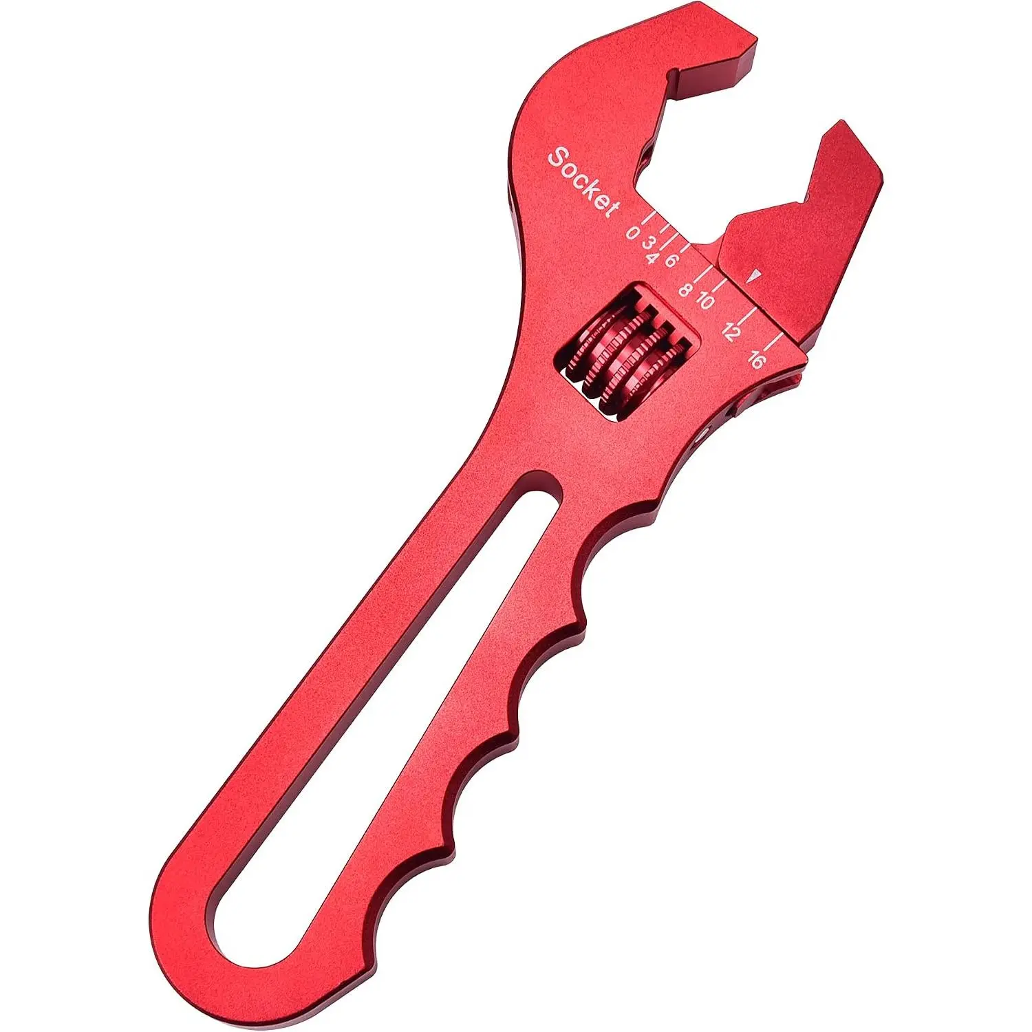 AN Fitting Hose Wrench Adjustable 3AN-16AN  Red