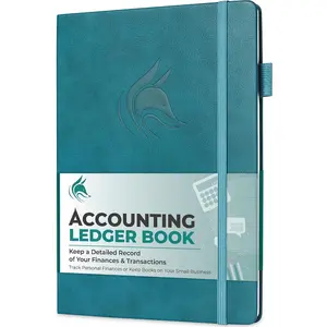 Accounting  Book - Accounting Book for Small Businesses & Personal Use - Columnar Account Book  for  , Expenses, Deposits &  - Large, 7x10? (Dark Teal)