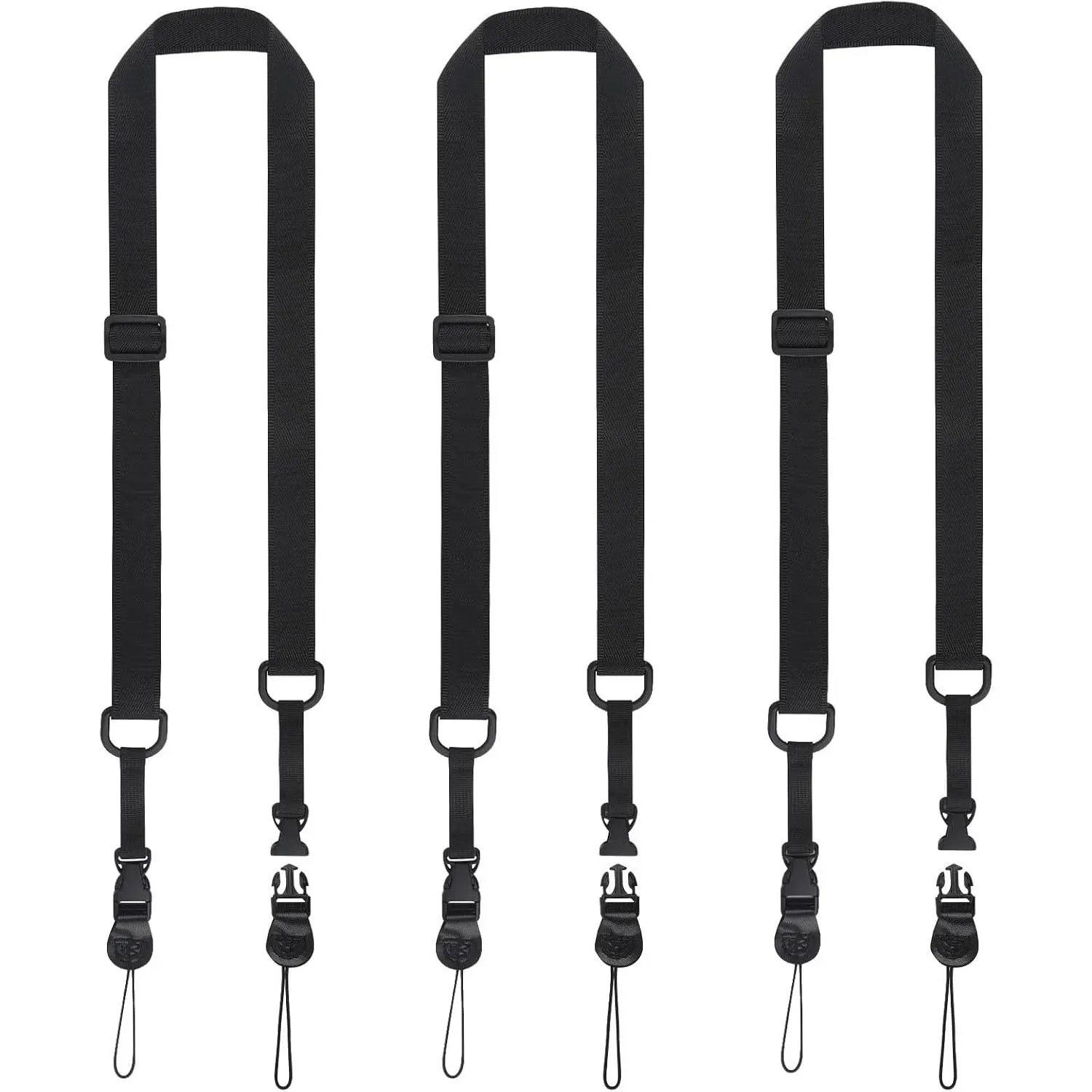 3 Pack Adjustable  Strap   Nylon  Camera Lanyard Quick Release  Strap for iPad Tablet Case Camera Binocular Crossbody Laptop Luggage Bag