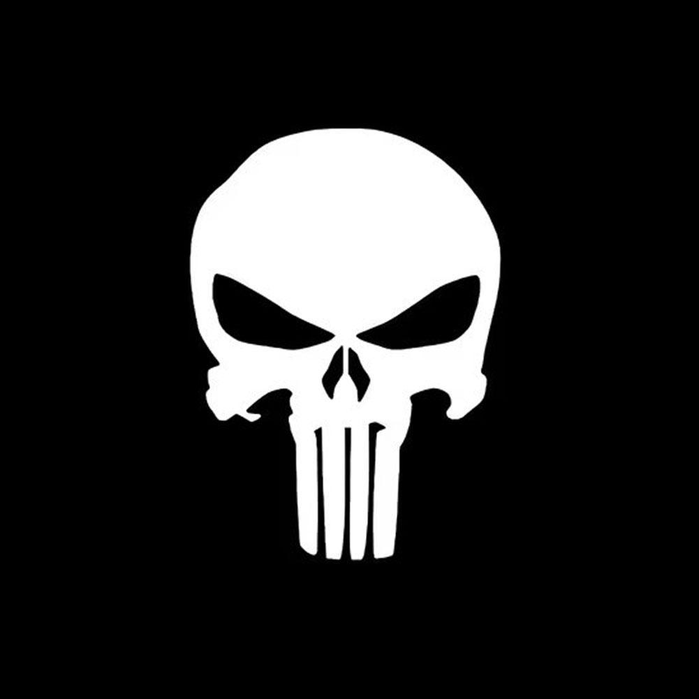 1pc Skull Head Motorcycle Glow Stickers Waterproof Moto Helmet Decoration Motorbike Fuel Tank Side Fairings Decal Accessories
