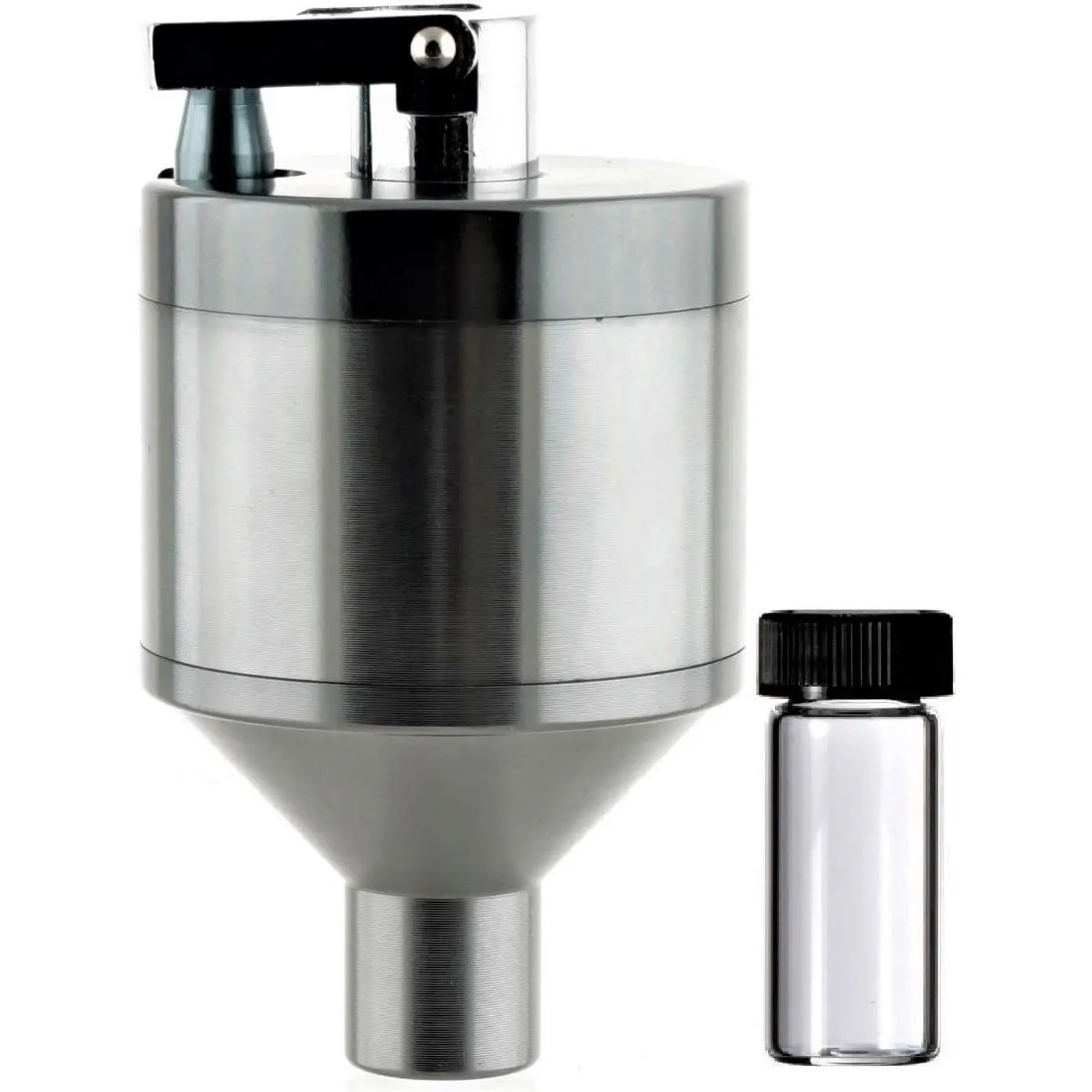 304 Steel Silver Kitchen Spice Grinder Set - Superfine Grinding Pepper Utensil, 1.75in Seasoning Tool for Cooking, Compatible with Sectional Plates, Steel 304