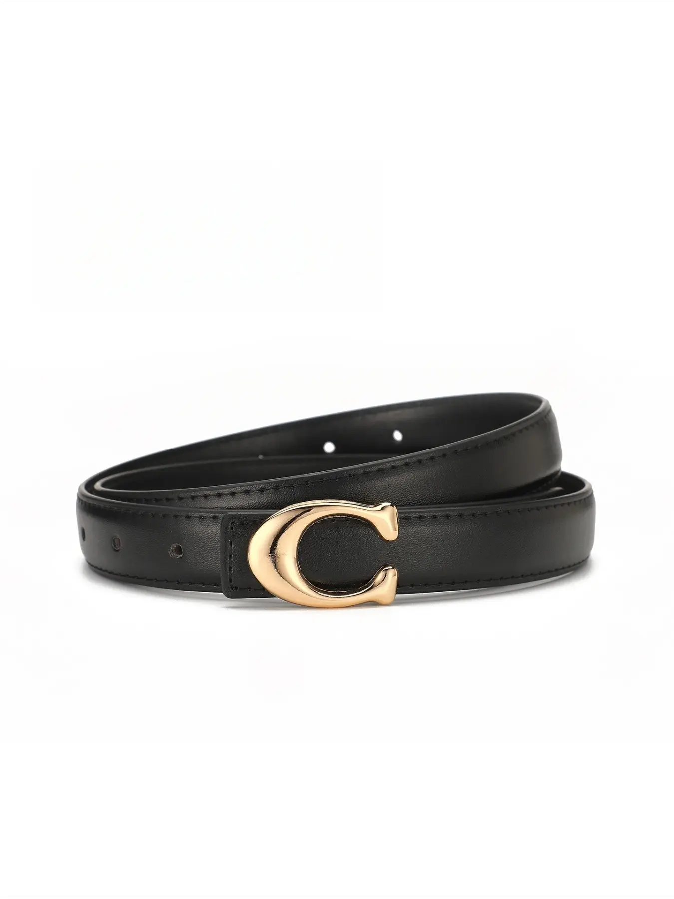 Hot Selling Women Fashion Thin Belt Simple Versatile Decorative Belt New Style High End Sense Waist Belt Dress Belt Leather Belt