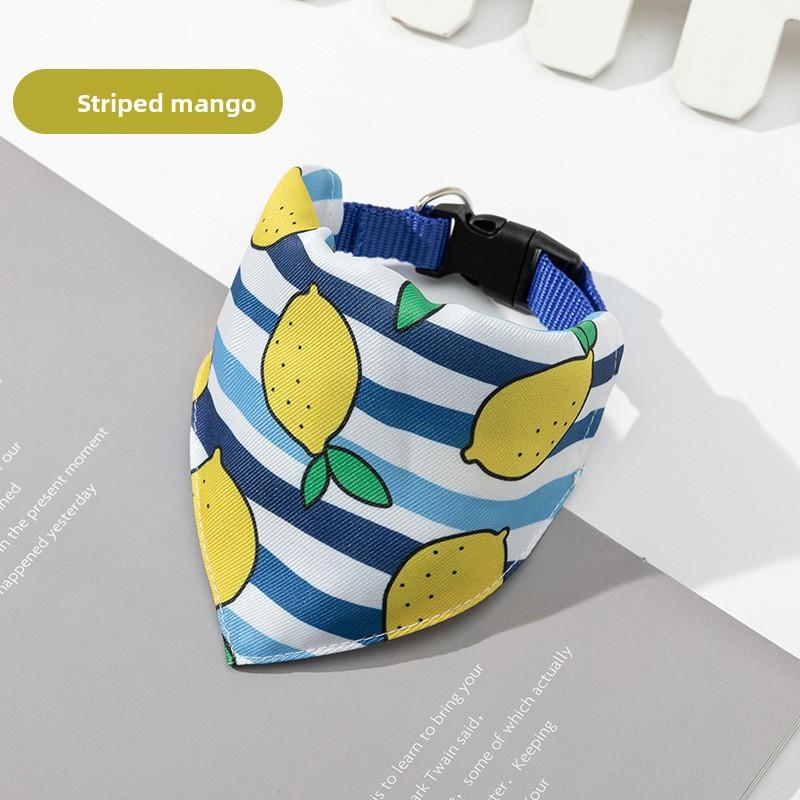 Pet clothing accessories, dog neck scarf, pet triangular bandana, dog accessories clothes Gold Plated Custom Collar shoes