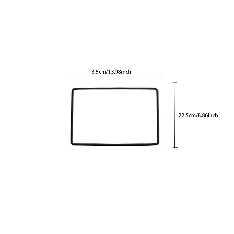 For Tesla Model 3 Y Highland Screen Protector Silicone Frame Display Edge Body Cover Central Control Car Accessories