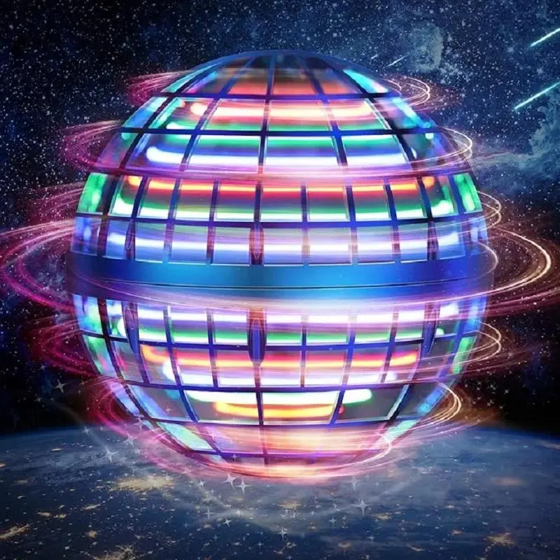 Toys For Kids Luminous Toys Flying Ball Sensing Automatic Rotation Magic Ball Children's Games Outdoor Party Toys Holiday Gifts