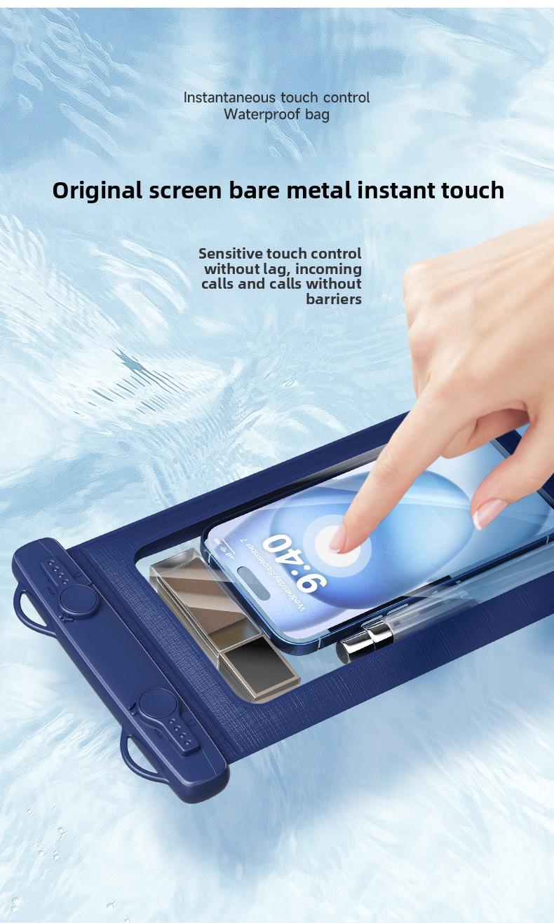 New Arm Belt Mobile Phone Waterproof Bag Touch Screen Mobile Phone Case Sports Arm Bag Large Capacity Outdoor Waterproof Bag