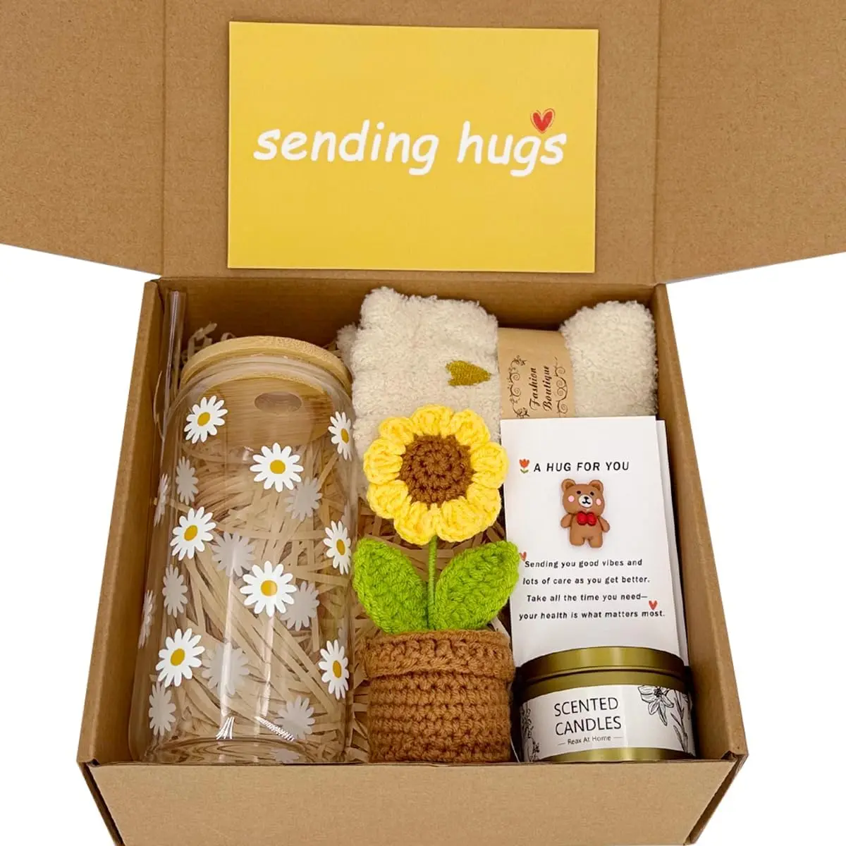 Get Well Soon for Women,After   Gifts for Teen Girl Mom , Cancer Care Gifts for Women,Feel  Encouragement Comfort  Box