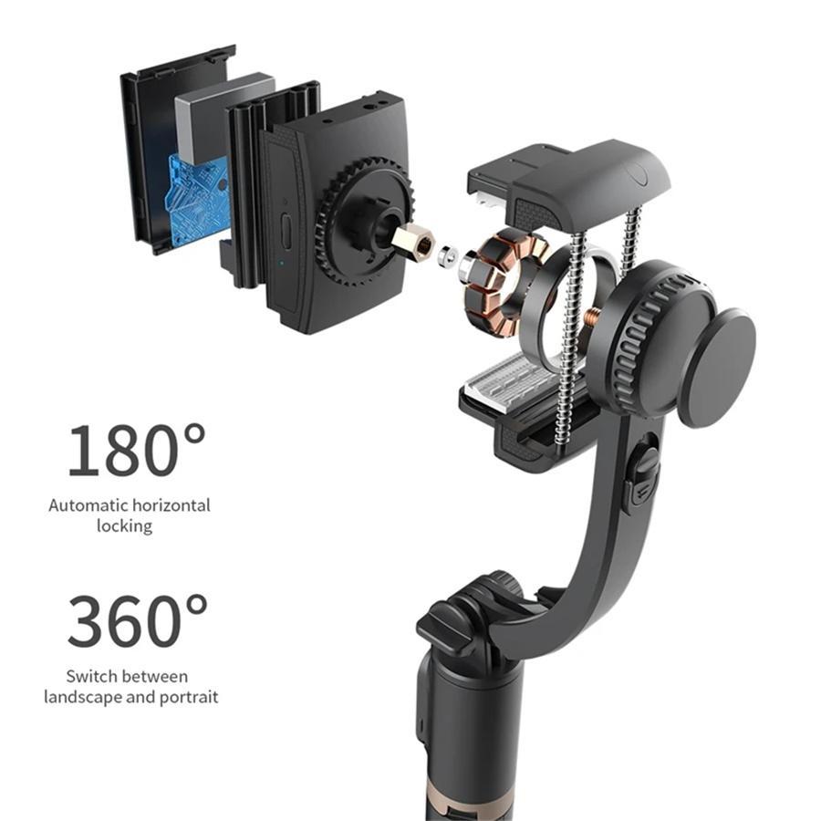 New Upgrade Selfie Tripod Wireless Bluetooth-compatible Multi-Function Handheld Gimbal Stabilizer, Ideal for Outdoor Sports Photography