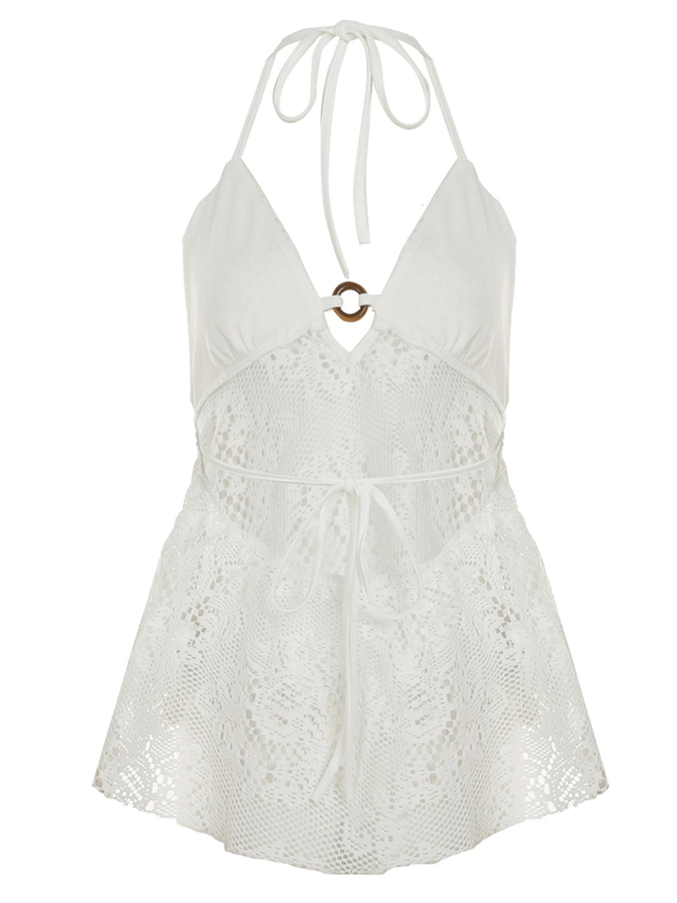 Women's Solid Color  Cami Top, Casual Breathable Chic Sleeveless Top for Summer, Women's Clothing for Beach Holiday, Womenswear