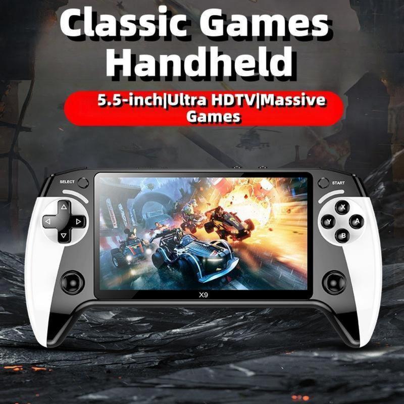 X9 Handheld Game Console, Rechargeable Portable Game Console Game Pad ...