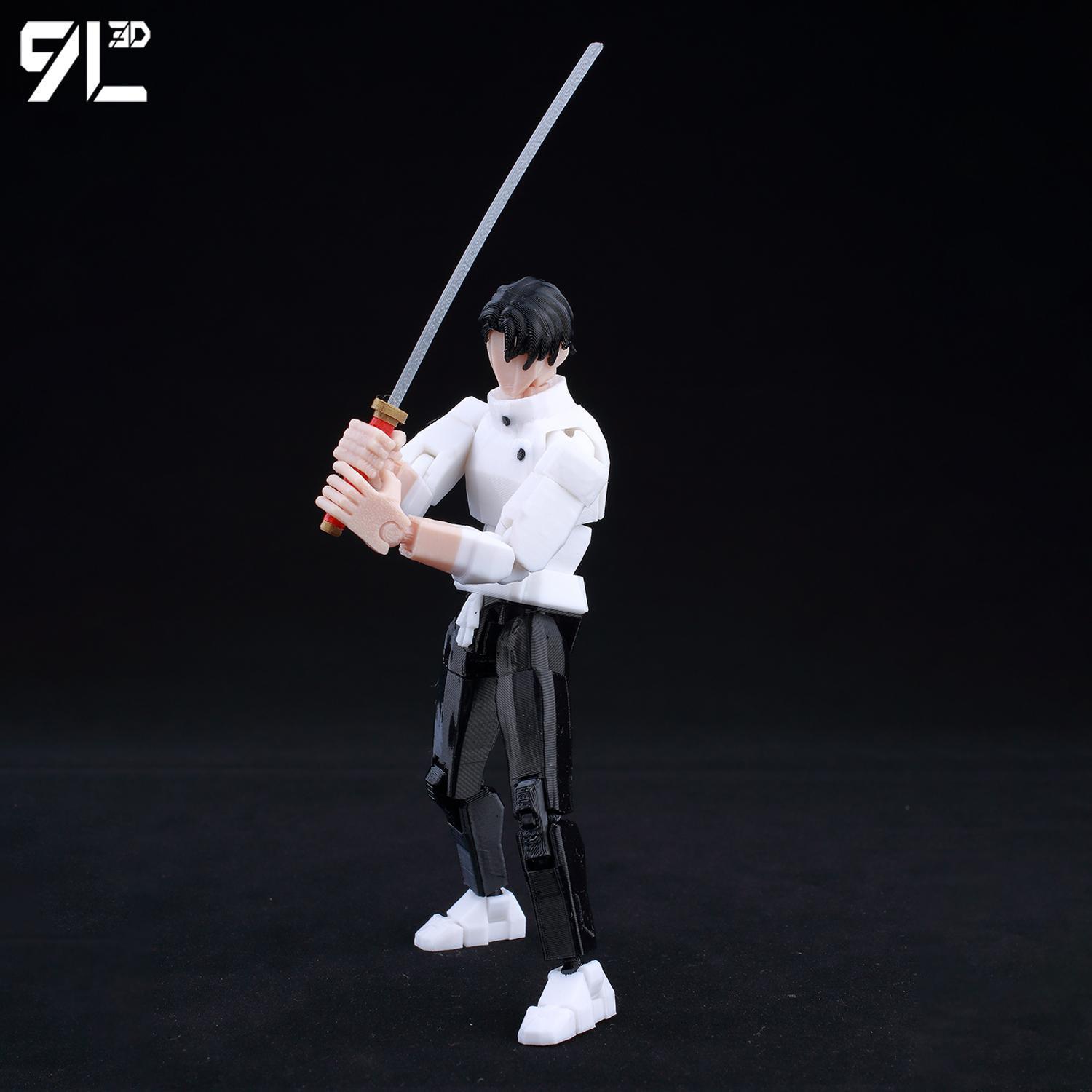 9L3D Dummy13 JJK Anime Figures 3D Printed Yuuta Rika Yuji Dummy13 Poseable Multi-Jointed T13 Anime Display Model Gift