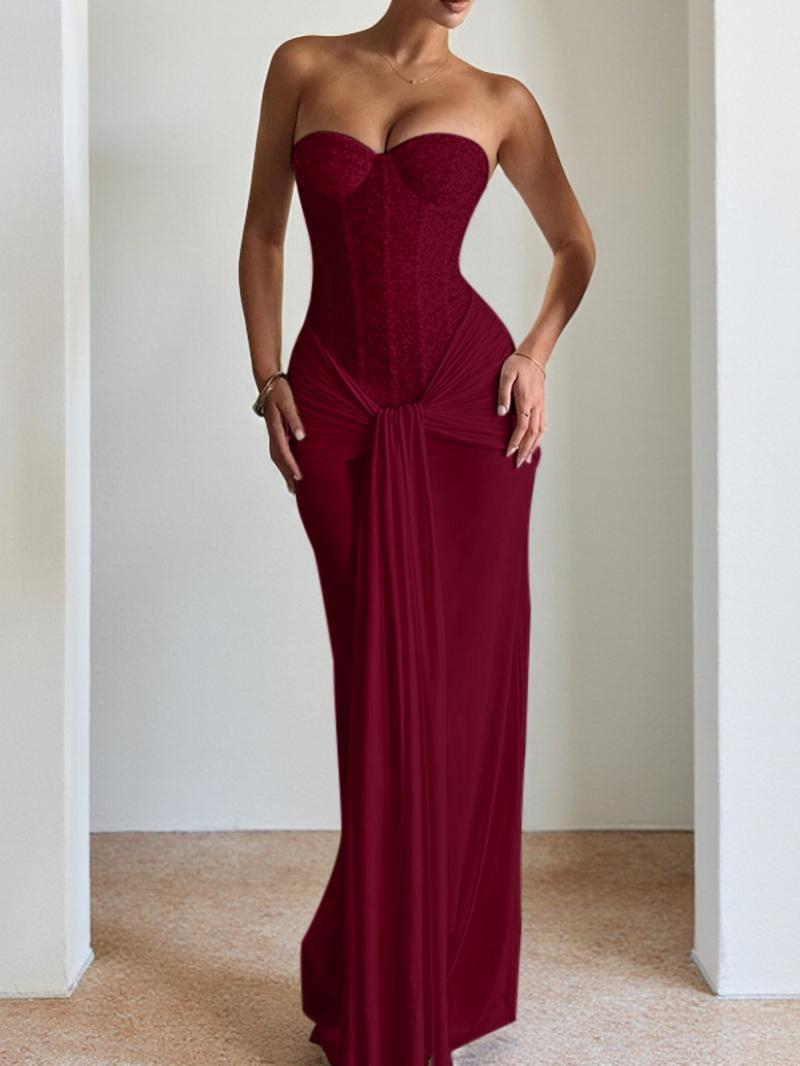 chinese dress ladies Amelia Couture 373 Off Shoulder Bodycon Mermaid Prom Evening Gown