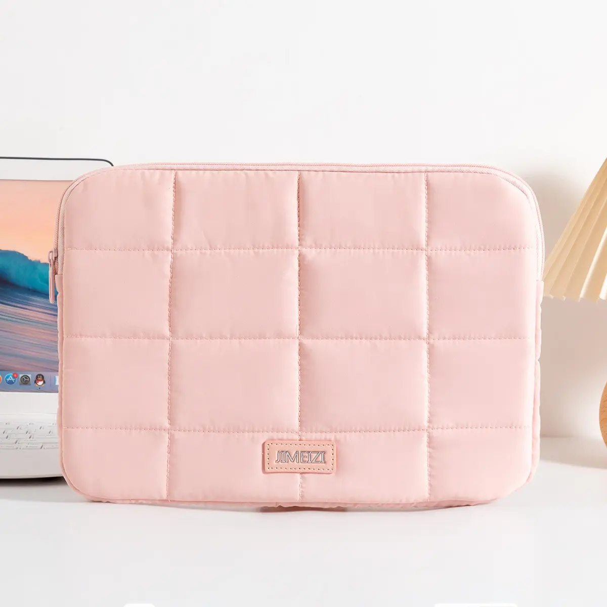 For MacBook 14 Inch 15.6 Inch Laptop Sleeve, Premium Minimalist Notebook Carrying Bag Soft Protective Pouch Slim Tablet Storage Bag for Work Travel Daily Use