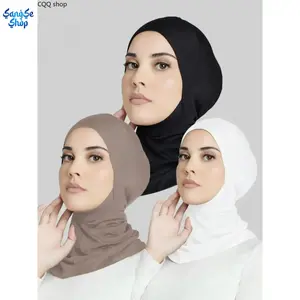 Women's Solid Color Instant Hijab, Casual Soft Comfortable Breathable Hijab for Daily Wear, Fashion Accessories for Women & Girls