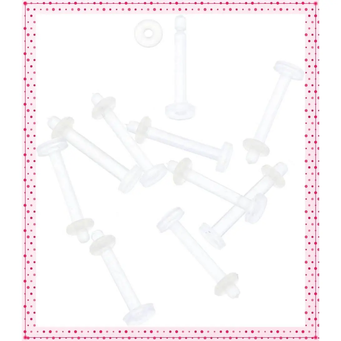 10pcs 14G Clear Flexible Bioplast Retainer Lip Studs Monroe Labret Belly Rings Snake Bites Eyes PiercingGift