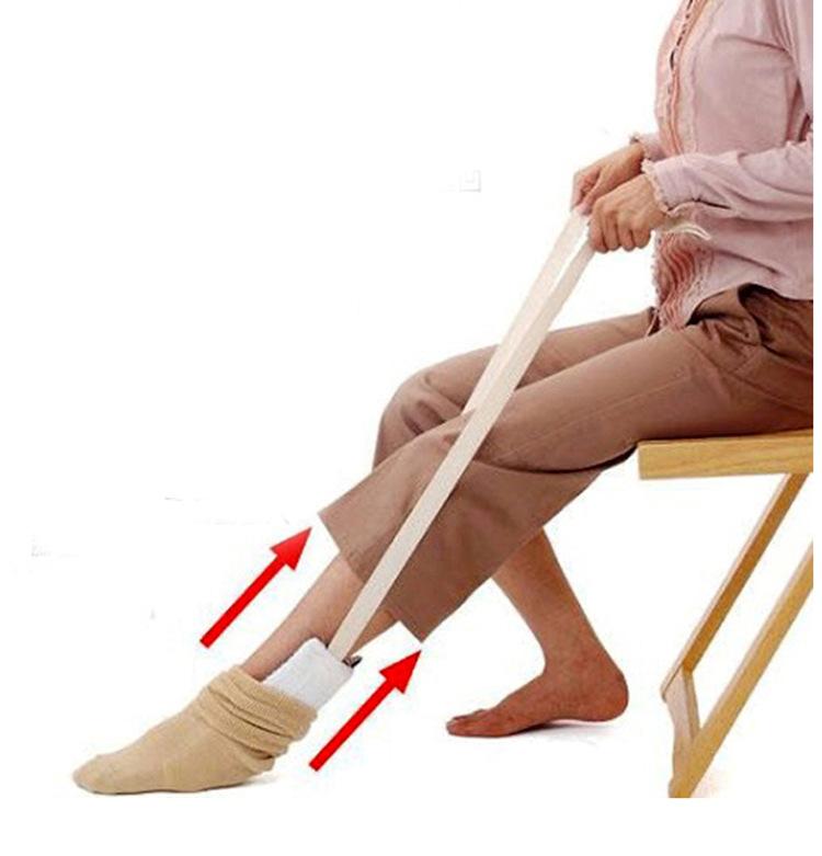 Sock Aid Tool & Shoe Horn Kit for Elderly, Pregnant & Post-Surgery Users, No Bending Required Sock Helper, Easy On Off Sock Assist Device, Convenient Daily Living Aids for Limited Mobility