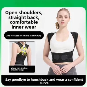 Humpback correction open shoulder beauty back posture with adult men's and women's invisible scoliosis aligner
