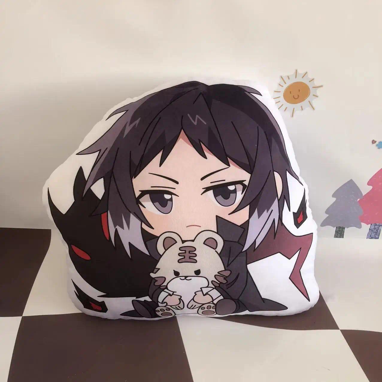 10cm Bungou Stray Dogs Dazai Osamu Nakahara Anime Figures Stuffed Plush Toy Doll Christmas Gifts Cosplay Kids