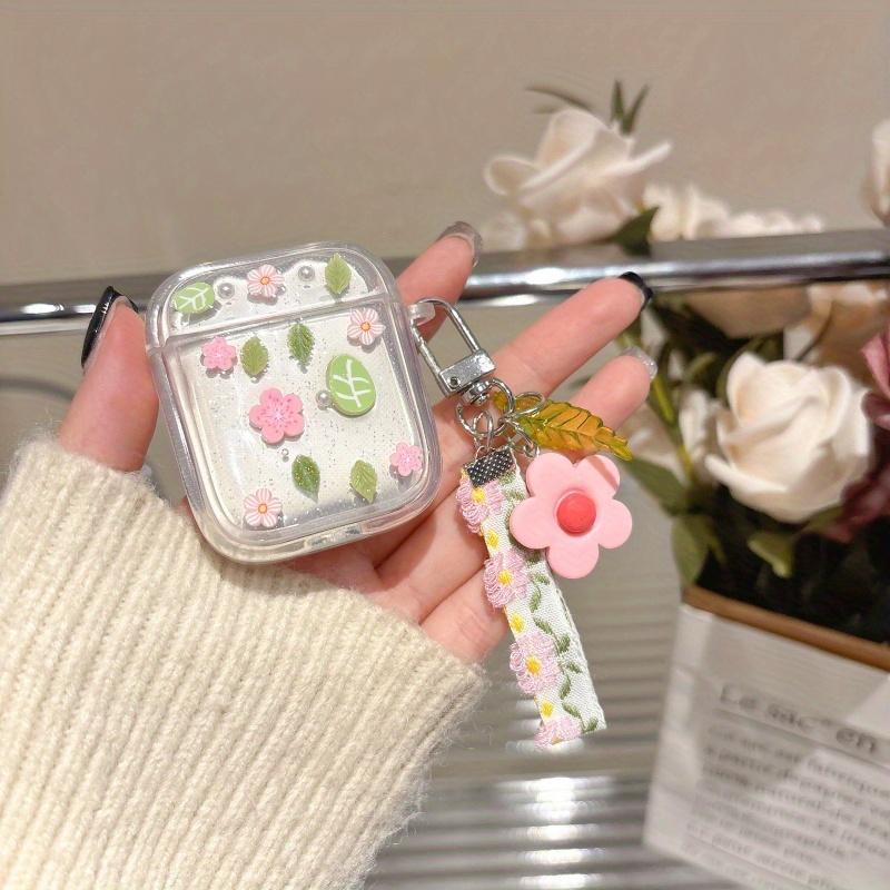 Epoxy Summer Flower Earphone Protective Case for AirPods Pro 1 2 or AirPods 1 2 3 4