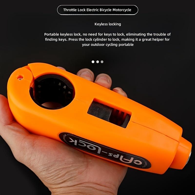 2025 Heavy Duty Motorcycle Brake Lock, Industrial-Grade Anti-Theft Handlebar Lock with Reinforced Alloy Body & Hardened Steel Lock Core, Universal Fit for Scooters, Bikes, Mopeds, ATVs, Includes 2 Spare Keys, Ultimate Security for Parking Safety