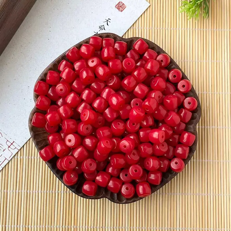 (K14) 7*8mm small size red barrel*150