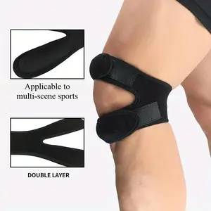 Adjustable Knee Brace, Comfortable Support for Running and Fitness, Unisex, Ligament Reinforcement, Ideal for Meniscus Issues, Jumping and Tennis