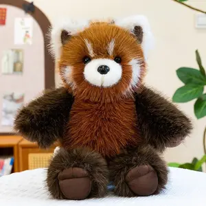 21-Inch Running Raccoon Plush Doll, Bear Shape Pillow, Soft Comfortable, Ideal Birthday Gift for Kids, Cute Small Plush Animal Decor