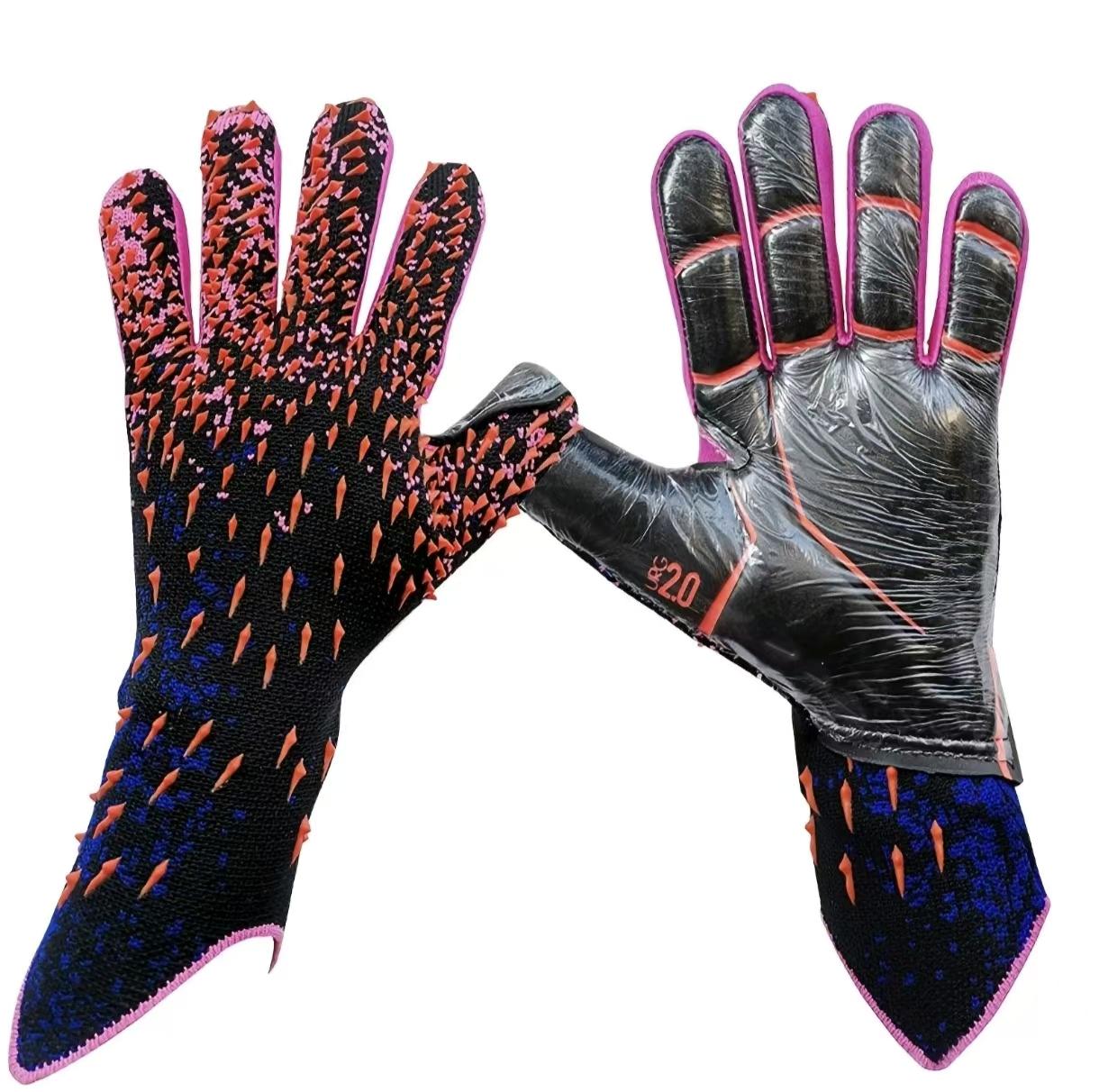 Comfortable Football Goalkeeper Gloves, Non-Slip Wear-Resistant Football Gloves, Soccer Hand Protector Gloves, Sports Protective Accessories, Valentine'S Day Gift finger save goalkeeper gloves soccer goalie glove premium goalkeeper gloves football gear