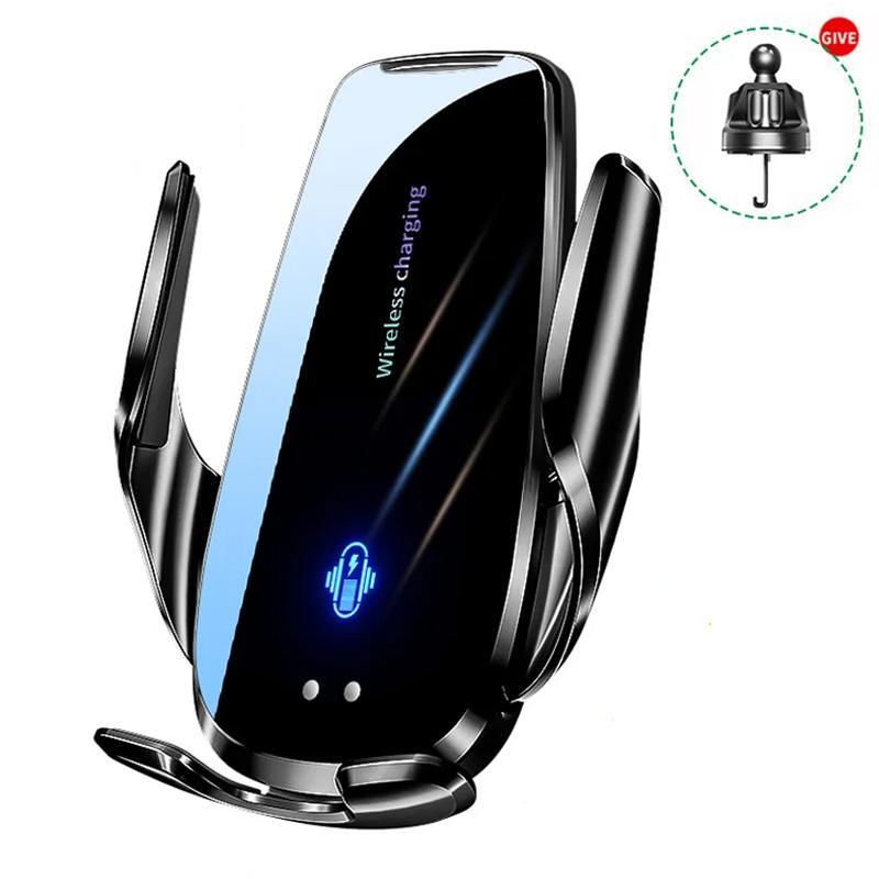15W Wireless Car Charger, Wireless Fast Charging, Car Mobile Phone Magnetic Charging Holder, Auto Phone Wireless Charging Stand, Phone Accessories