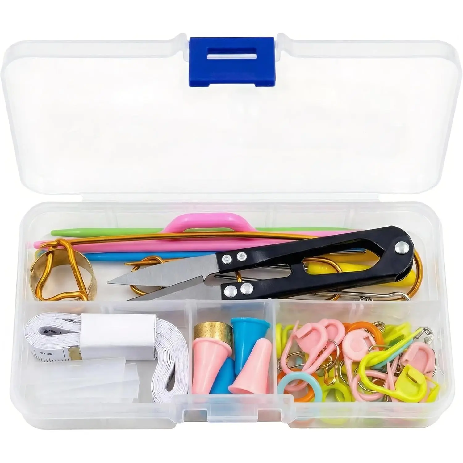 Knitting Tools Set with Storage Case – Knitting & Crochet Accessories for Sewing, Repair and DIY Craft Projects, Includes ,  Markers,  & Ruler
