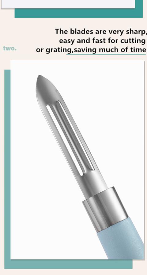 1pc Vegetable Peeler with Non-Slip Handle and Sharp Blade - Effortlessly Peel Vegetables and Fruits with Kitchen