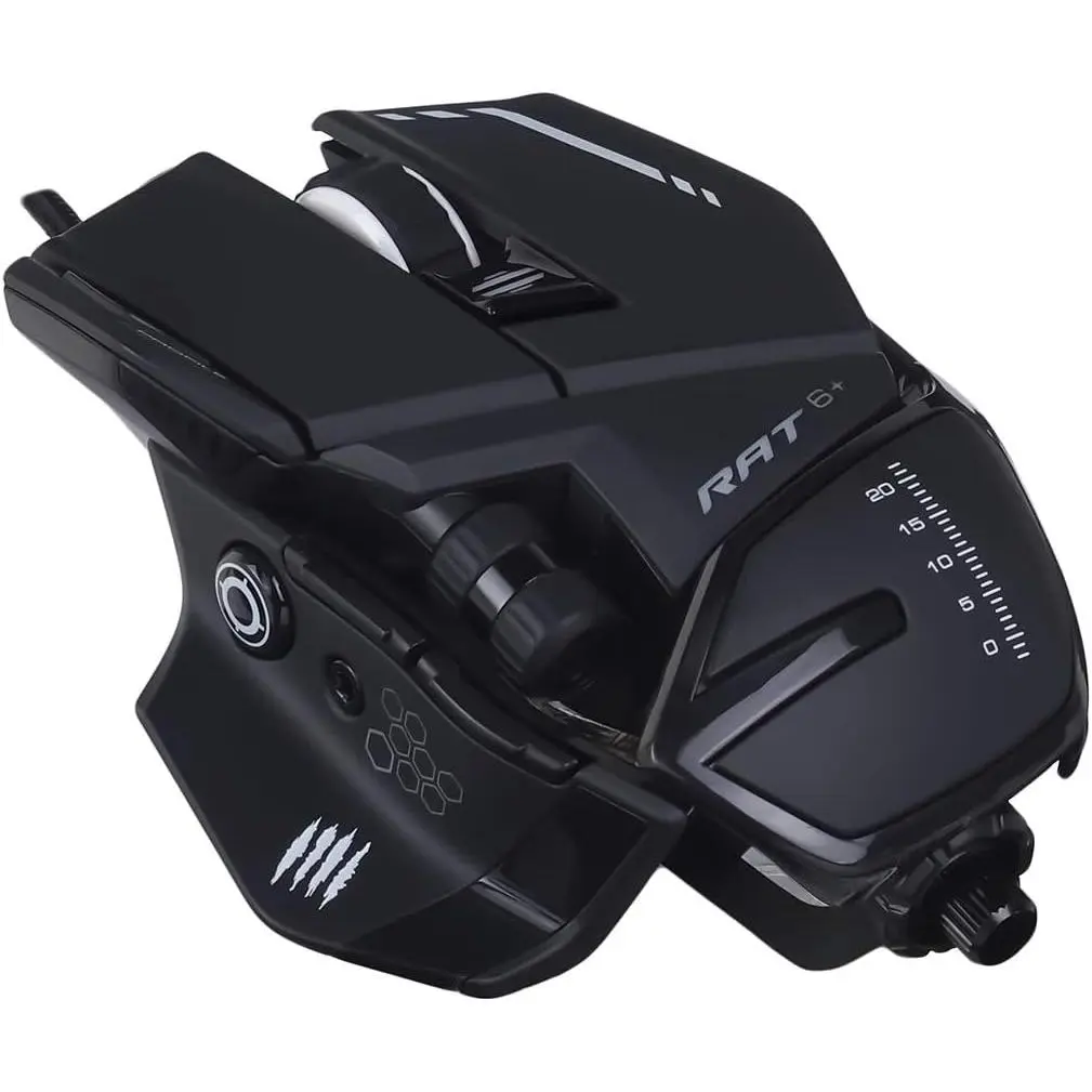 MR04DCINBL000-0 R.A.T. 6+ Corded Optical Gaming , Black