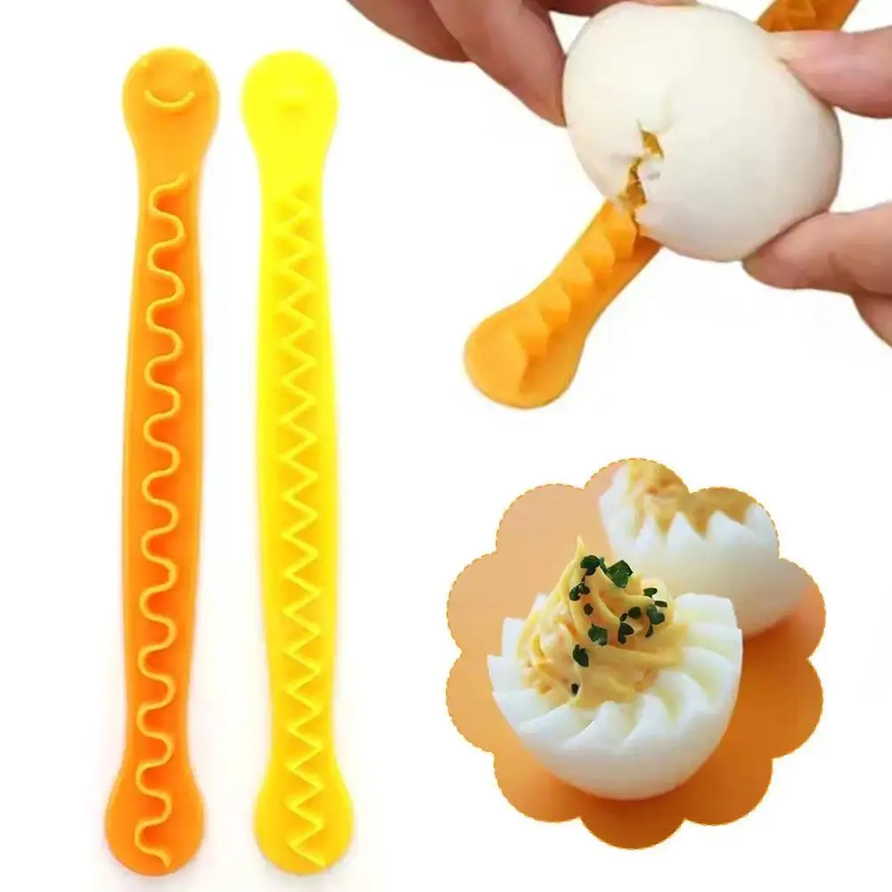 Fancy Cooked Eggs Cutter Cute Eggshell Shape Making Eggs Gadgets Egg Kitchen Boiled Tools Cut Bento Flower Shaper Cooking E8C1