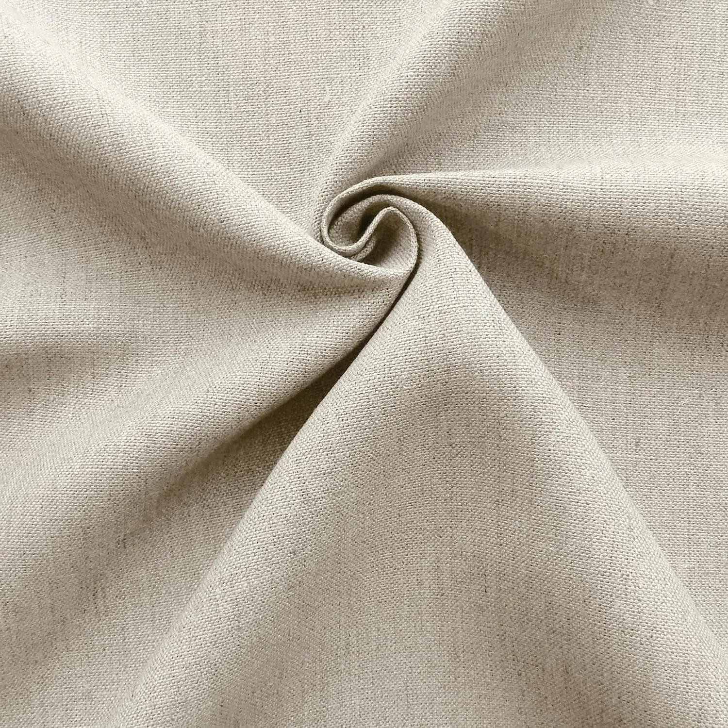 Natural Linen Fabric - 55 Inch Wide, 70% Linen 30% Rayon, Soft & Breathable Cloth for Embroidery, Sewing, Needlework, Lining, Jute & Hemp Projects (Natural, 1 Yard)Gift