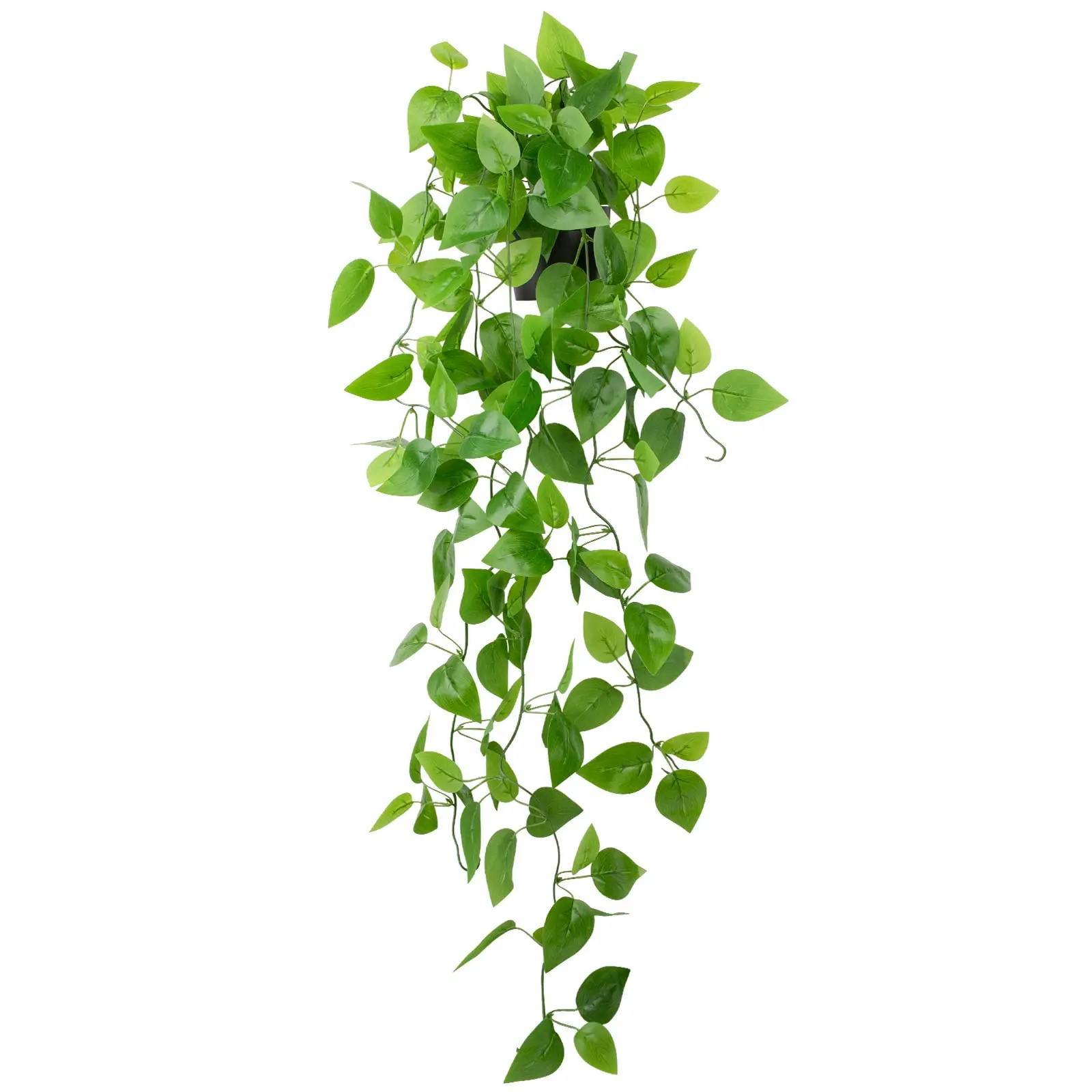 Artificial Ivy Vine in Pot, Fake Ivy Vine, Fake Plant Vine, Decorative Plant for Home Office Indoor Outdoor Garden Decor, Fruit, Faux Green Vines