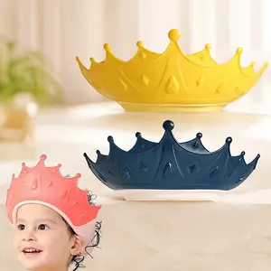 Adjustable Silicone Baby Ear Protection Shampoo Cap, Non-Slip Bathing Hat for Newborns, Waterproof Eye Cover & Anti-Spill 2-Pack Set, Secure Washing Helmet, Child Bath Ear Guard, Safe Infant Bath Essentials