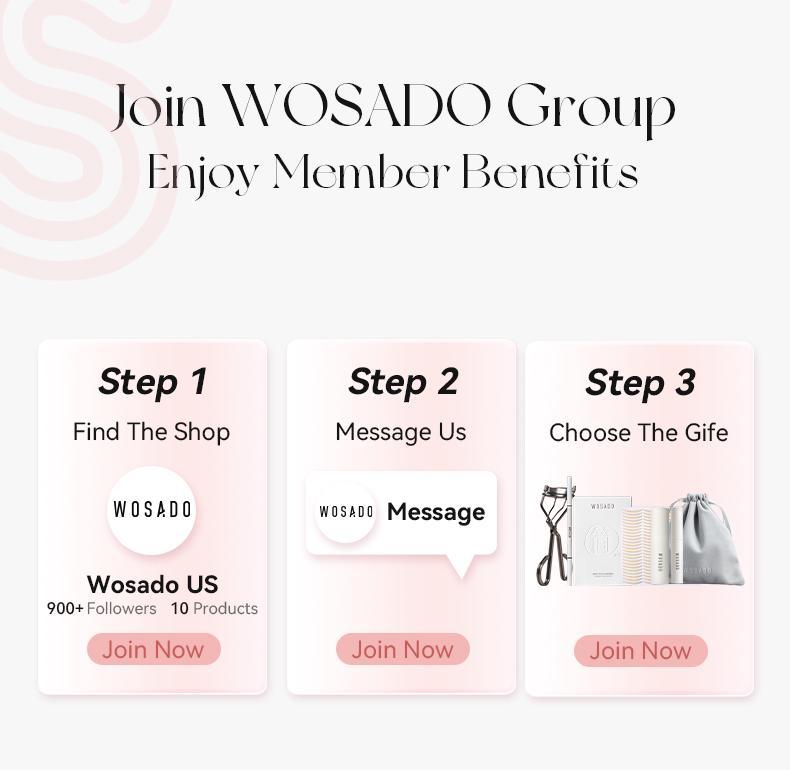 Wosado Soft Magnetic Extended-Band Eyelashes Set with All-in-One Applicator Kit, Reusable, No Glue, Waterproof Lashes, Makeup Lash Extensions Cosmetic