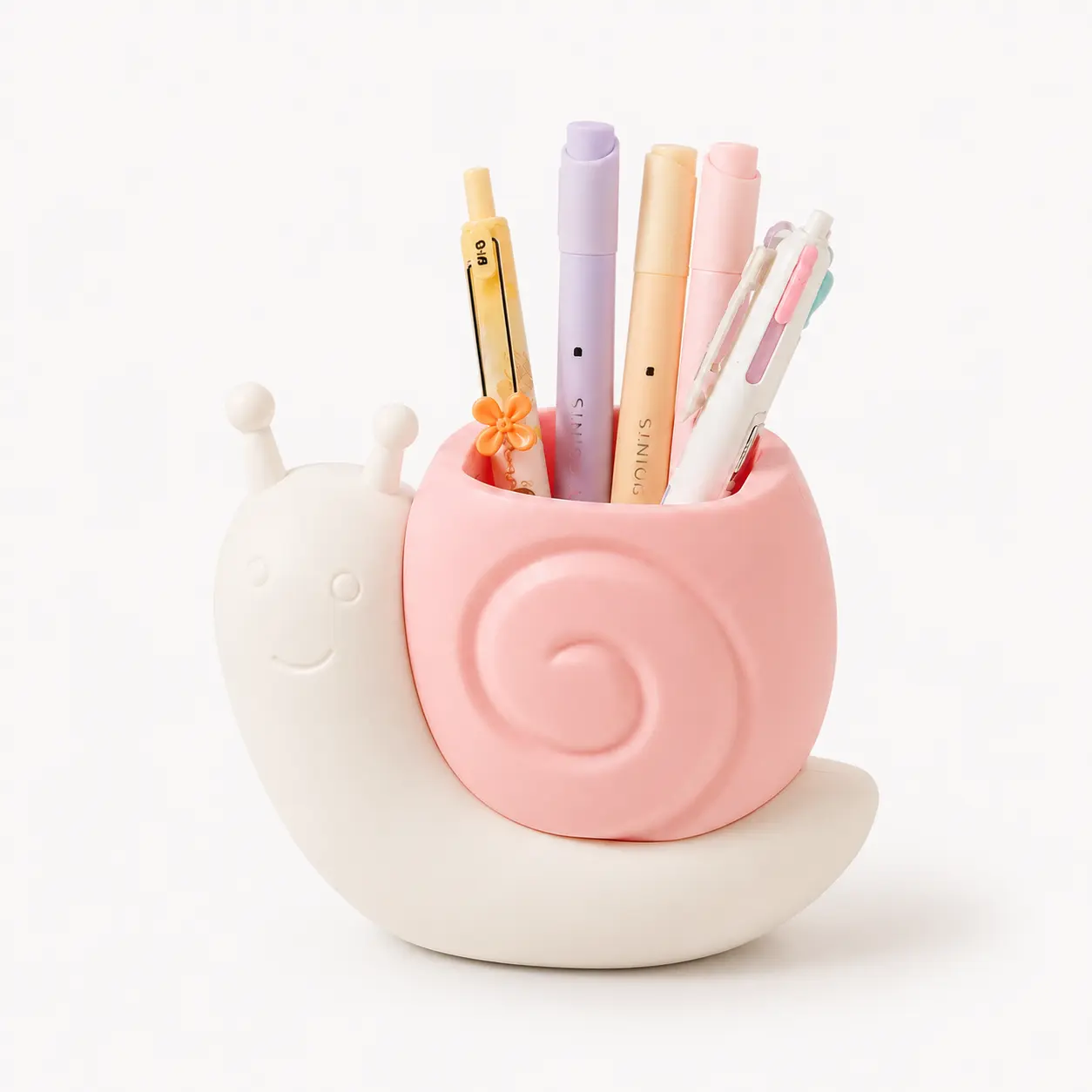 Snail-Shaped Desktop Organizer - Cute Multifunctional Pen Holder, Pencil Cup & Makeup Brush Stand for Desks, Offices, Students, Portable Home Storage Organizer storage organization,jewelry