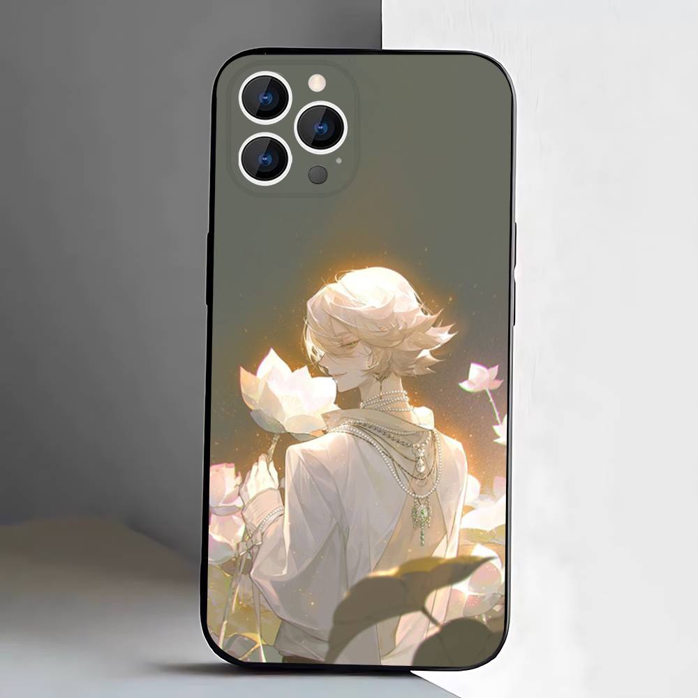 Game Onmyoji Phone Case For iPhone 17,16,15,14,13,12,Pro,Max,Plus,E,SE4,Air,Mini Black Soft Box