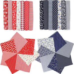 10"x10"  Fabric Scraps Bundle - Precut Fabric Squares for Quilting, Sewing, 14 count Crafts -   DIY Scrap Fabric for Patchwork Projects