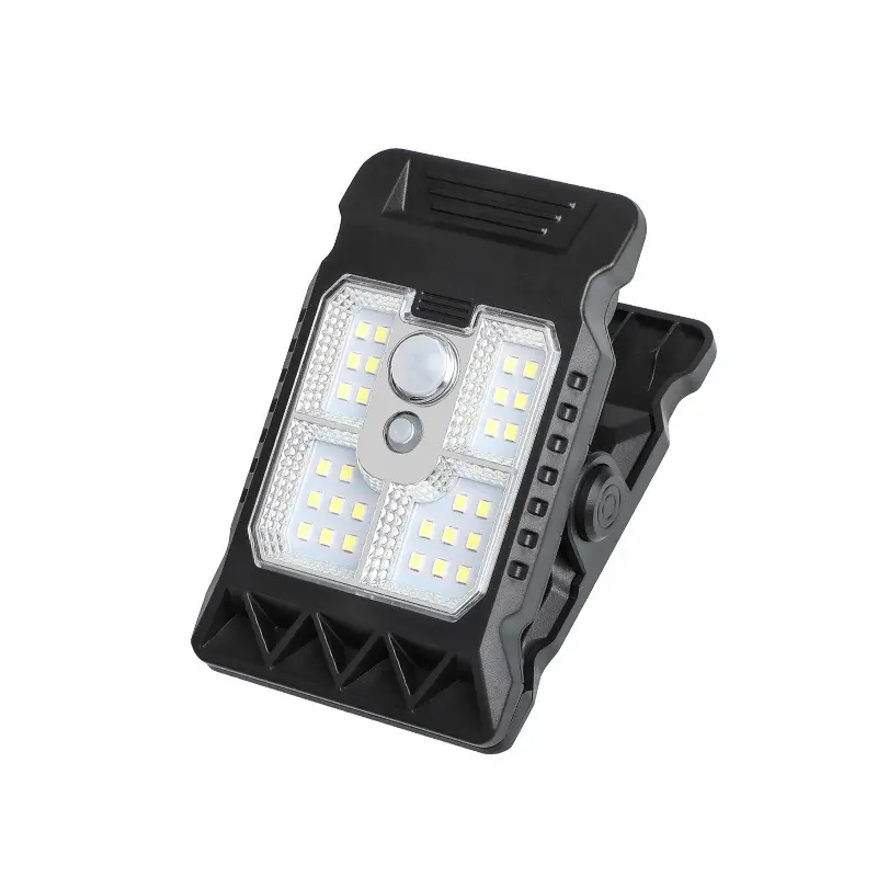 Clip-on Solar Camping Lantern(LED), Upgraded Smart Sensor Portable Electric Lantern, Waterproof Outdoor Emergency Lamp for Camping Fishing Patio