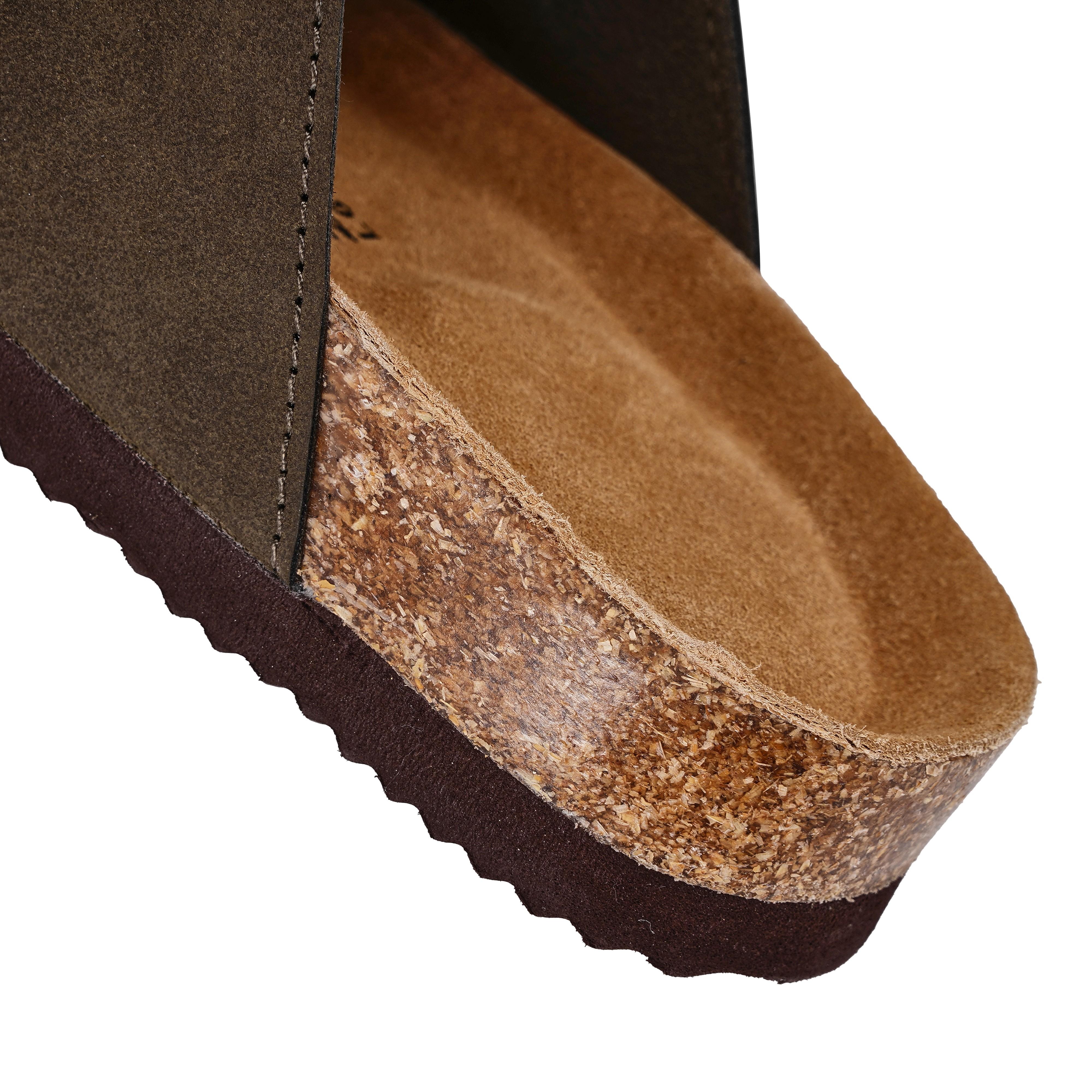 Women's Fashionable Khaki Color Buckle Clogs Comfort Mules Spring Summer Clogs Women Footwear Walking Shoes Walking Shoes Girl