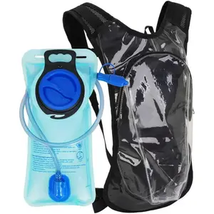 Hydration Backpack Pack with 2L Hydration Bladder - Lightweight Water Backpack Water Pouch for Women Men Running Riding Biking Music Festival