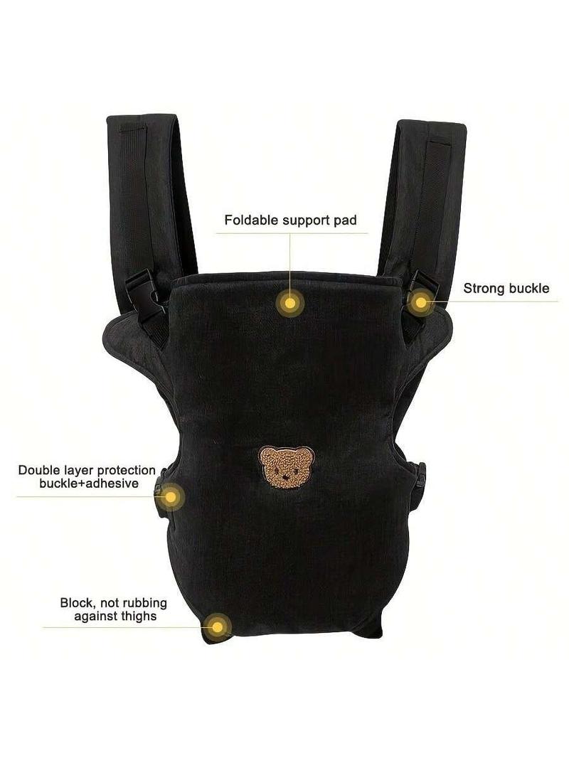 Ergonomic Multifunctional Baby Carrier, Lightweight Carrier, Newborn Sling Carriers, 4-In-1 Portable Travel Gear, Adjustable Comfortable Front & Back Straps, Perfect Gift for Newborns