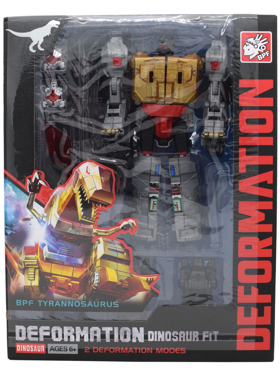 BPF 05 Grimlock Transformation Dinoking Volcanicus Tyrannosaurus Rex Tyrone Cable Dinobots 5IN1 Action Figure Robot  Toys